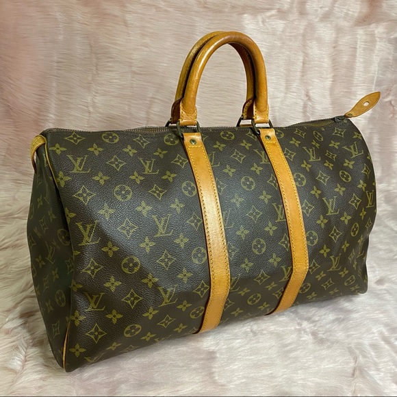 Louis Vuitton Keepall 45 Monogram Duffle Bag Travel Luggage - Picture 2 of 16